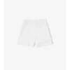 Baumwollshorts mit Karobordüre