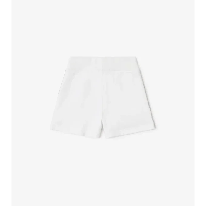 Baumwollshorts mit Karobordüre
