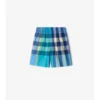 Baumwollshorts mit Karomuster