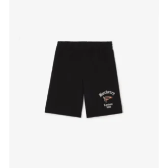 Baumwollshorts mit Karomuster