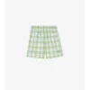 Baumwollshorts mit Karomuster