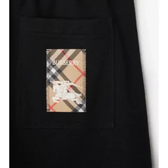 Baumwollshorts mit Karomuster