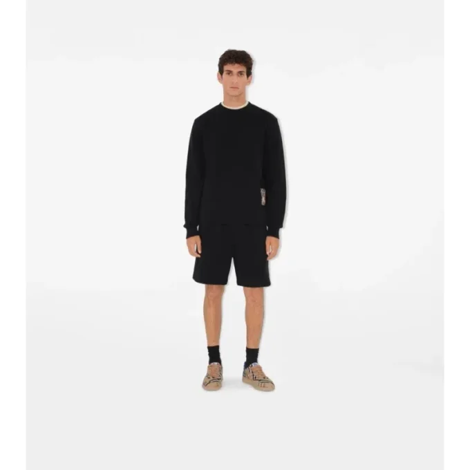 Baumwollshorts mit Karomuster