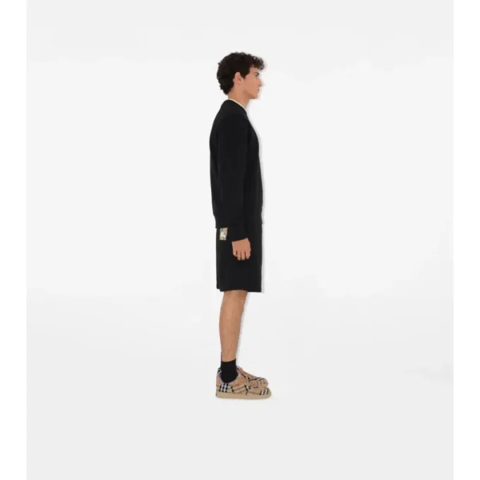Baumwollshorts mit Karomuster