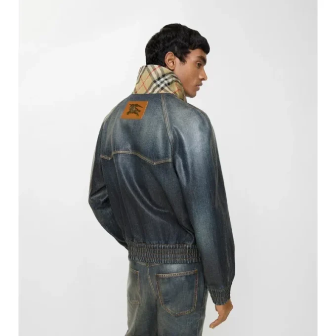 Beschichtete Denim-Jacke