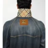 Beschichtete Denim-Jacke