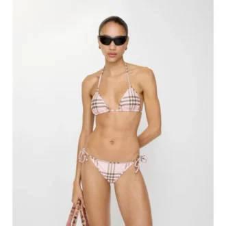 Bikini-Höschen mit Karomuster
