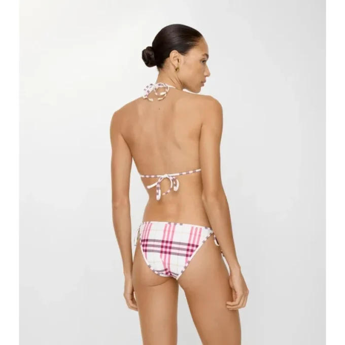 Bikini-Höschen mit Karomuster