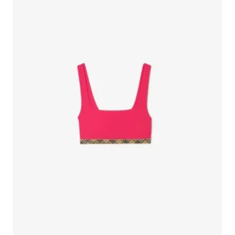 Bikini-Oberteil mit Karomuster