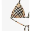 Bikini-Oberteil mit Karomuster