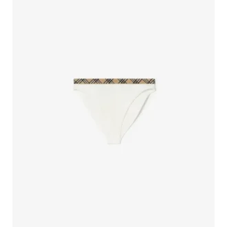 Bikini-Slip mit Karobordüre