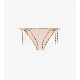 Bikini-Slip mit Karobordüre
