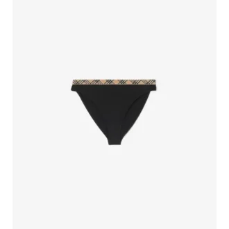 Bikini-Slip mit Karobordüre