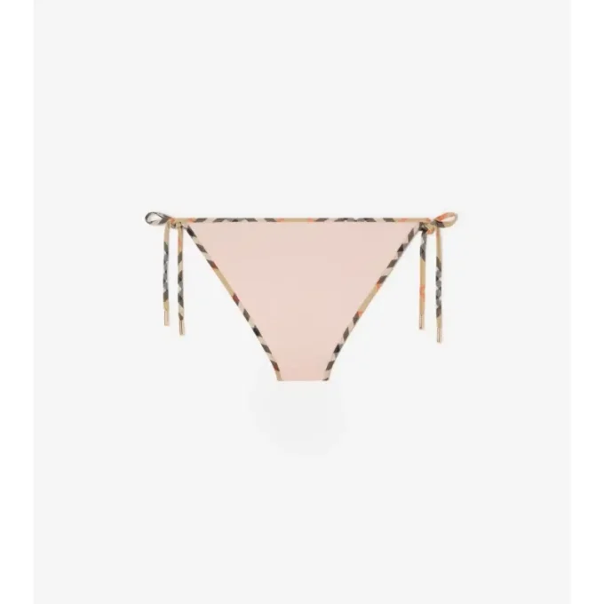 Bikini-Slip mit Karobordüre