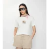 Blumiges EKD-T-Shirt aus Baumwolle