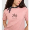 Blumiges EKD-T-Shirt aus Baumwolle