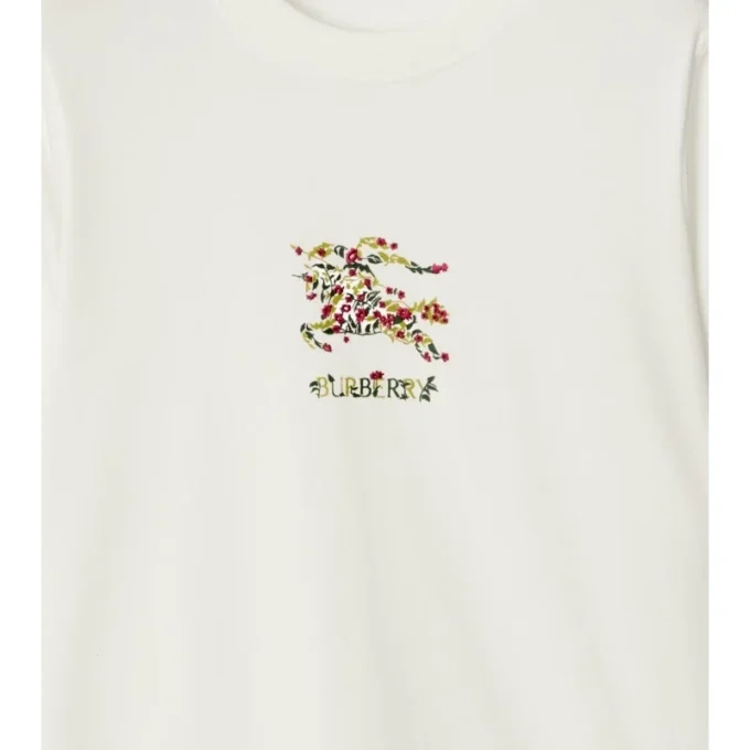 Blumiges EKD-T-Shirt aus Baumwolle
