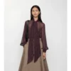 Bluse aus Seide mit Karomuster