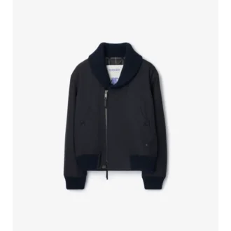 Bomberjacke aus Wollmischung