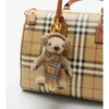 Bowlingtasche mit mittelgroßem Karomuster