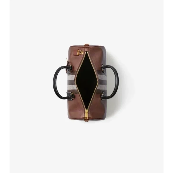 Bowlingtasche mit mittelgroßem Karomuster
