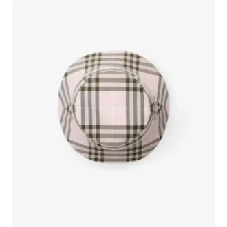 Bucket Hat aus Baumwolle mit Karomuster