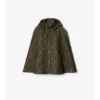 Cape aus Nylonmischung mit Micro-Check-Stich