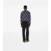 Cardigan aus Wollmischung mit Karomuster