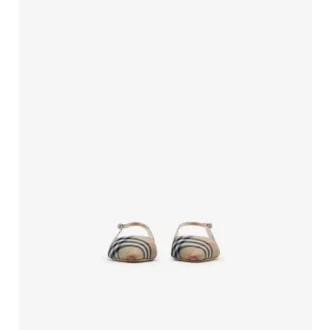 Check Dame Slingback Ballerinas 
