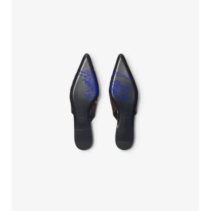 Check Dame Slingback Ballerinas 