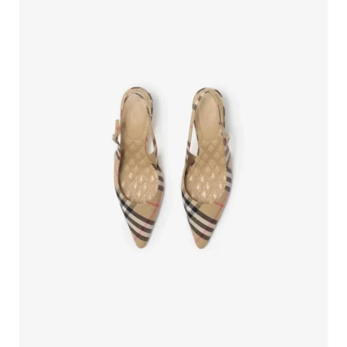 Check Dame Slingback-Pumps 