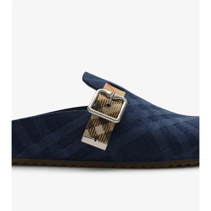 Check Denim Urchin Clogs