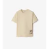 Check Label Baumwoll-T-Shirt