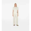 Check Label Baumwoll-T-Shirt