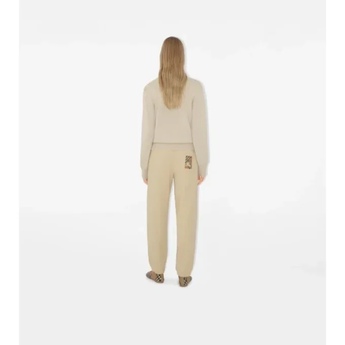 Check Label Jogginghose aus Baumwolle