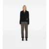 Check Label Wollcardigan