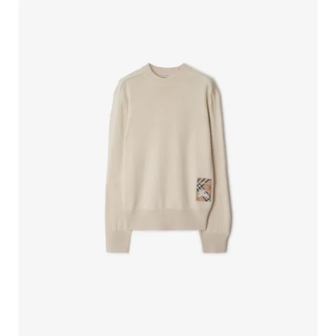 Check Label Wollpullover