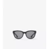Check-Sonnenbrille mit rundem Rahmen