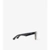 Check-Sonnenbrille mit rundem Rahmen