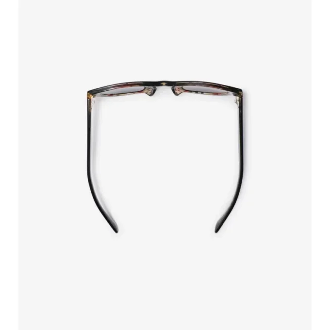 Check-Sonnenbrille mit rundem Rahmen