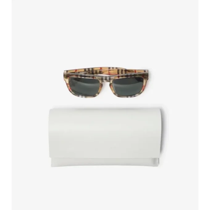 Check Square Sonnenbrille