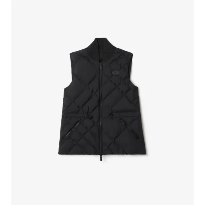 Check-Stitch Nylon Devonside Gilet