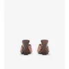 Check Suede Potter Mules 