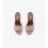 Check Suede Potter Mules 