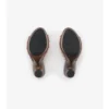 Check Suede Potter Mules 