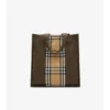 Check Trench Tote 