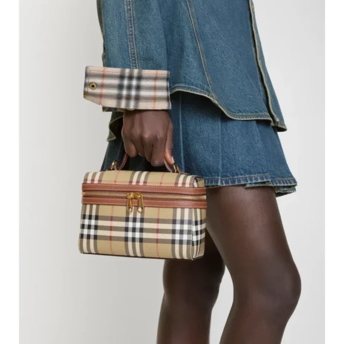 Check Vanity Bag 
