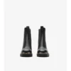 Chelsea-Stiefel aus Leder mit Kiesabsatz 