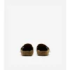 Clogs aus Wildleder mit Karomuster
