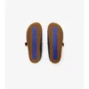 Clogs „Urchin“ aus Denim mit Karomuster